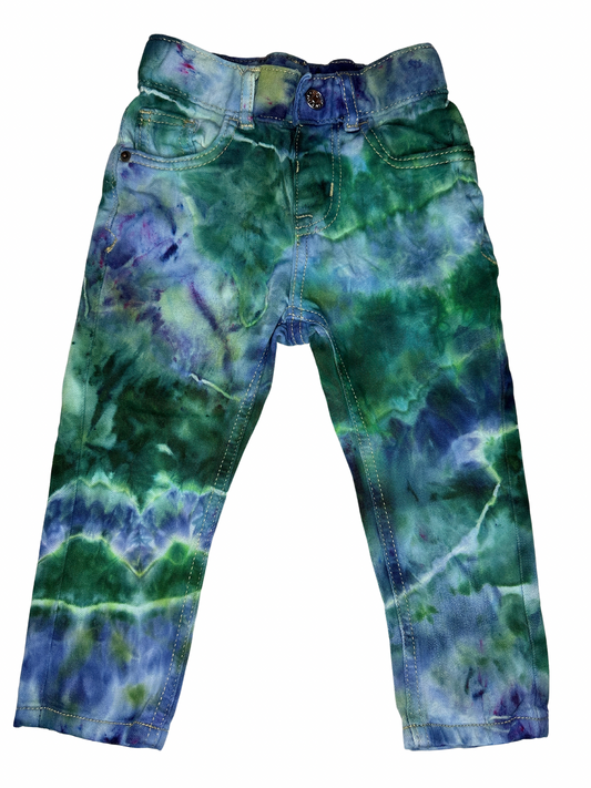 OOAK | Mermaid Geode Jeans | Size 2T