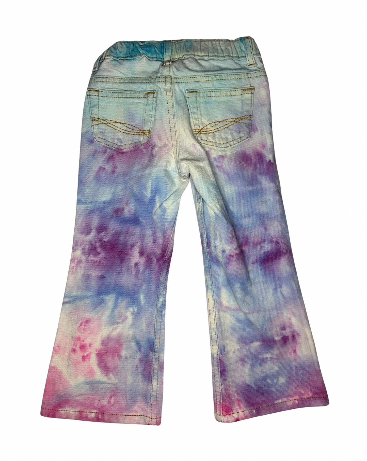 OOAK | Vintage Cotton Candy Water Color Jeans | Size 4 1/2 Plus