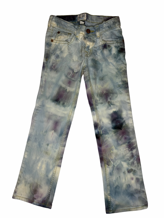 OOAK | Light Timber Wolf Jeans | Size 6x/7