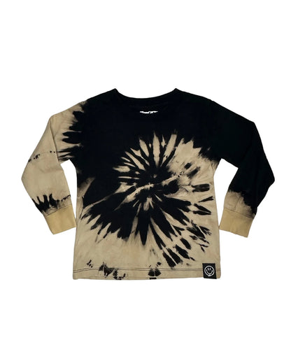 Coffee Swirl  | Reverse Tie Dye Long Sleeve